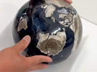 Large 21.2cm Volcano Agate Sphere Ball (UV-Reactive)
