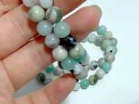 Caribbean Calcite Indian Moonstone DIY Bracelet Wholesale Original Design