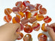 Carnelian Worry Stones Heart Wholesale