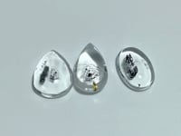 3 Pieces Enhydro Quartz Crystal DIY Pendants