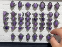 44 Pieces Charoite Different Styles Ring #4
