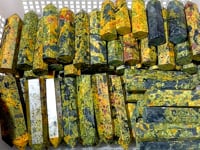 Natural Realgar Stone Points Wholesale