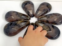 Volcano Agate Ghost Mask Carving Halloween Wholesale (UV-Reactive)