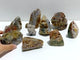 9 Pieces High Quality 8th Vein Ocean Jasper Free Form Raw Side
