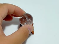 Enhydro Quartz Sphere With Moving Bubble