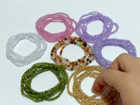 4MM Cut Faceted Cubic Zirconia Bracelet Wholesale