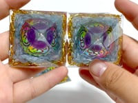 Amethyst Aquamarine Orgone Pyramid  Wholesale