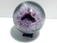 Large 12.5CM Geode Druzy Amethyst Mixed Agate Sphere