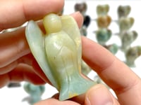 33 Pieces Caribbean Clacite Angel Carving Closeout (defect)