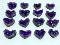 Small Amethyst Cluster Heart Shape Wholesale
