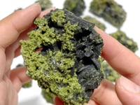 15 Pieces Raw Green Tourmaline Specimen For Collection
