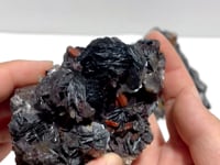 3 Pieces Raw Specularite Crystal Specimen Specular Hematite