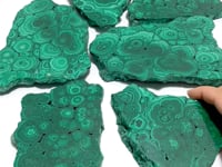 6 Pieces High Quality Beautiful Malachite Slab