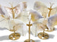 5 Pairs Beautiful Sakura Flower Agate Butterfly Wing Carving With Stand