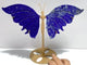 Unique Lapis Lazuli Butterfly Carving With Stand