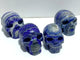 4 Pieces Lapis Lazuli Skull Carving