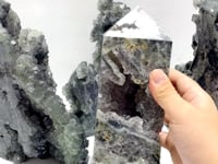 4 Pieces Large Cutting Fluorite Mineral Geode Cubes Specimen Tower Point