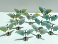 Small Caribbean Calcite Butterfly Carving With Stand Wholesale
