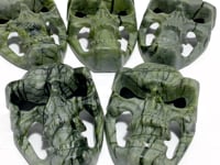 Green Jade Skull Large Mask Carving Wholesale