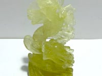 Beautiful Citrine Dragon Carving