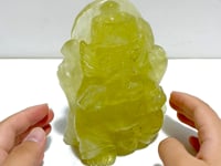 Beautiful Citrine Ganesha Carving