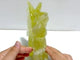 Unique Citrine Flying Dragon Castle Carving