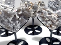 5 Pieces Sphalerite Heart With Stand
