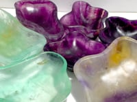 7 Pieces Beautiful Large Fluorite Bowl Home Decor