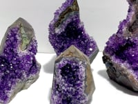4 Pieces Amethyst Cluster Tower Points