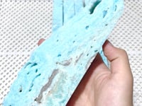 5 Pieces Large Blue Hemimorphite Four-Sided Tower Raw Side