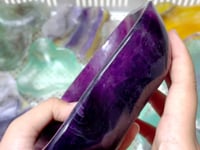 10 Pieces Large Colorful Fluorite Bowl Home Decor Carving Closeout