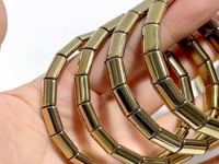 Electroplating Hematite Bracelets Bamboo Shape Wholesale