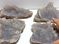 4 Pieces Beautiful Quartz Cluster Raw Stone Specimen