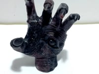 Garnet Mixed Astrophyllite Witchcore Demon Hand Carving