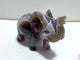 Beautiful Amethyst Mixed Geode Agate Druzy Elephant Carving #A01