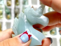39 Pieces Caribbean Calcite Unicorn Carving