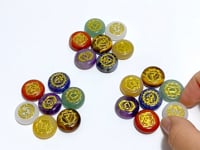 7 Chakra Natural Round Healing Stone Carved Wholesale