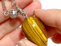6 Types Teardrop Pendulum Healing Pendants Wholesale Tiger Eye Clear Quartz