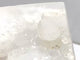 2 Pieces Large Geode Druzy White Moss Agate Four-sided Points