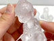 9 Pieces Beautiful Clear Quartz Buddha Carving