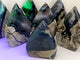 8 Pieces Large Volcano Agate Arrow Head Home Decor (UV-Reactive)
