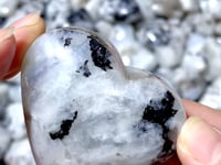 India Moonstone Heart Wholesale