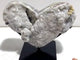 Unique Large Aura Quartz Cluster Heart With Stand #6