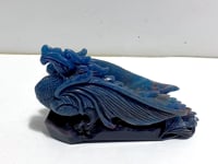 Unique Trolleite Stone Flying Dragon Carving #12