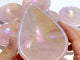 7 Pieces Aura Rose Quartz Bowl Carving