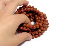 8mm Gold Sandstone Bracelets Wholesale