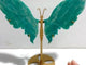 Natural Amazonite Butterfly Carving Wing With Stand