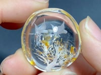 3 Pieces Butterfly Garden Quartz Inner Scene Carving