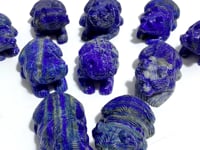 10 Pieces Lapis Lazuli Bear Carving