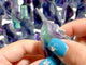42 Pieces Rainbow Fluorite Raw Side Tower